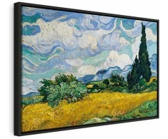 Artgeist Paveikslas - Vincent Van Gogh – Wheat Field with Cypresses
