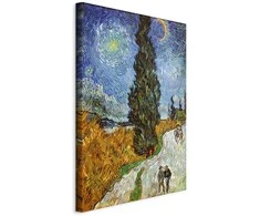 Artgeist Paveikslas - Vincent van Gogh – Road with Cypress and Star