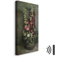 Artgeist Paveikslas - Vincent Van Gogh – Vase of Hollyhocks