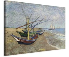 Artgeist Paveikslas - Vincent van Gogh – Fishing Boats on the Beach
