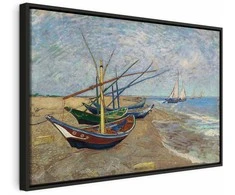 Artgeist Paveikslas - Vincent van Gogh – Fishing Boats on the Beach