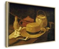 Artgeist Paveikslas - Vincent Van Gogh – Still life with yellow straw hat