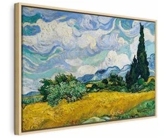 Artgeist Paveikslas - Vincent Van Gogh – Wheat Field with Cypresses