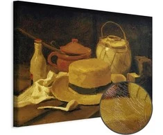 Artgeist Paveikslas - Vincent Van Gogh – Still life with yellow straw hat
