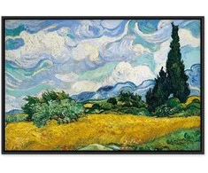 Artgeist Paveikslas - Vincent Van Gogh – Wheat Field with Cypresses