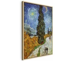 Artgeist Paveikslas - Vincent van Gogh – Road with Cypress and Star