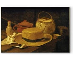 Artgeist Paveikslas - Vincent Van Gogh – Still life with yellow straw hat