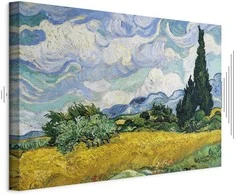 Artgeist Paveikslas - Vincent Van Gogh – Wheat Field with Cypresses