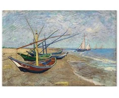 Artgeist Paveikslas - Vincent van Gogh – Fishing Boats on the Beach