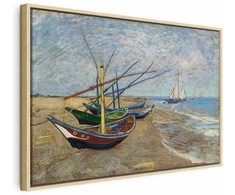 Artgeist Paveikslas - Vincent van Gogh – Fishing Boats on the Beach
