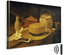Artgeist Paveikslas - Vincent Van Gogh – Still life with yellow straw hat