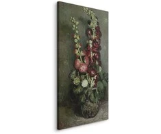 Artgeist Paveikslas - Vincent Van Gogh – Vase of Hollyhocks