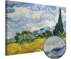 Artgeist Paveikslas - Vincent Van Gogh – Wheat Field with Cypresses