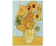Artgeist Paveikslas - Vincent van Gogh – Still Life: A Vase With Twelve Sunflowers III
