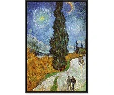 Artgeist Paveikslas - Vincent van Gogh – Road with Cypress and Star