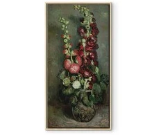 Artgeist Paveikslas - Vincent Van Gogh – Vase of Hollyhocks