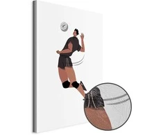 Artgeist Paveikslas - Volleyball Player on a Baltas Background - Illustration
