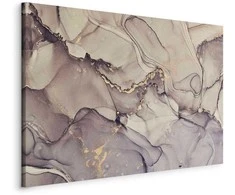 Artgeist Paveikslas - Watercolour abstraction - powder pink marble with auksinis accents