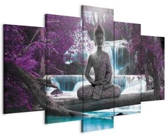 Artgeist Paveikslas - Waterfall and Buddha