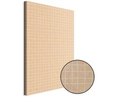 Artgeist Paveikslas - Waving Lines - Creamy Grid on a Noisy Pastel Background