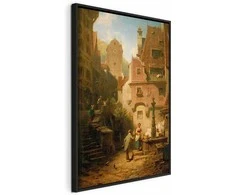 Artgeist Paveikslas - Well-Wisher Presenting Flowers (Carl Spitzweg)