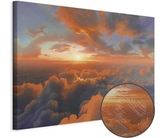 Artgeist Paveikslas - When Dawn Tickles the Clouds: A Spectacle of Colors on the Morning Sky