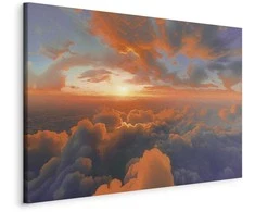 Artgeist Paveikslas - When Dawn Tickles the Clouds: A Spectacle of Colors on the Morning Sky