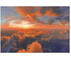 Artgeist Paveikslas - When Dawn Tickles the Clouds: A Spectacle of Colors on the Morning Sky