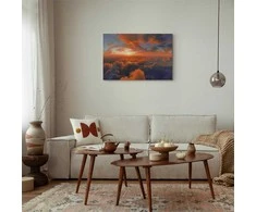 Artgeist Paveikslas - When Dawn Tickles the Clouds: A Spectacle of Colors on the Morning Sky