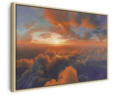 Artgeist Paveikslas - When Dawn Tickles the Clouds: A Spectacle of Colors on the Morning Sky