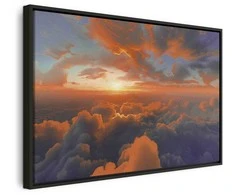 Artgeist Paveikslas - When Dawn Tickles the Clouds: A Spectacle of Colors on the Morning Sky