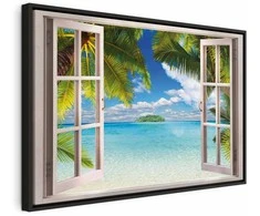 Artgeist Paveikslas - Window: Sea View