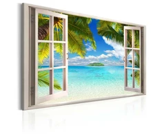 Artgeist Paveikslas - Window: Sea View