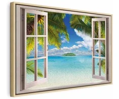 Artgeist Paveikslas - Window: Sea View