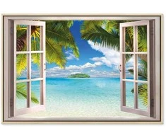 Artgeist Paveikslas - Window: Sea View