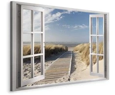 Artgeist Paveikslas - Window: View of the Beach