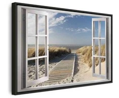Artgeist Paveikslas - Window: View of the Beach