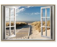 Artgeist Paveikslas - Window: View of the Beach