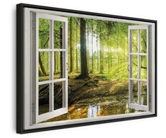 Artgeist Paveikslas - Window: View on Forest