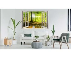 Artgeist Paveikslas - Window: View on Forest