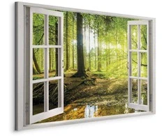 Artgeist Paveikslas - Window: View on Forest