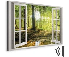 Artgeist Paveikslas - Window: View on Forest