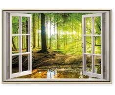 Artgeist Paveikslas - Window: View on Forest