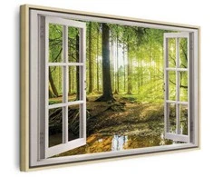 Artgeist Paveikslas - Window: View on Forest