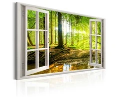 Artgeist Paveikslas - Window: View on Forest