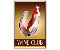 Artgeist Paveikslas - Wine Club (1 Part) Vertical