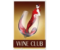 Artgeist Paveikslas - Wine Club (1 Part) Vertical