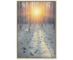 Artgeist Paveikslas - Winter Afternoon (1 Part) Vertical