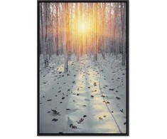 Artgeist Paveikslas - Winter Afternoon (1 Part) Vertical