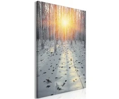 Artgeist Paveikslas - Winter Afternoon (1 Part) Vertical